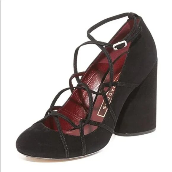 Carrie Ghillie pumps in black suede - Picture 1 of 4